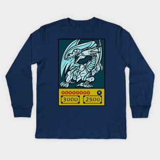 Blue Eyes Card Kids Long Sleeve T-Shirt